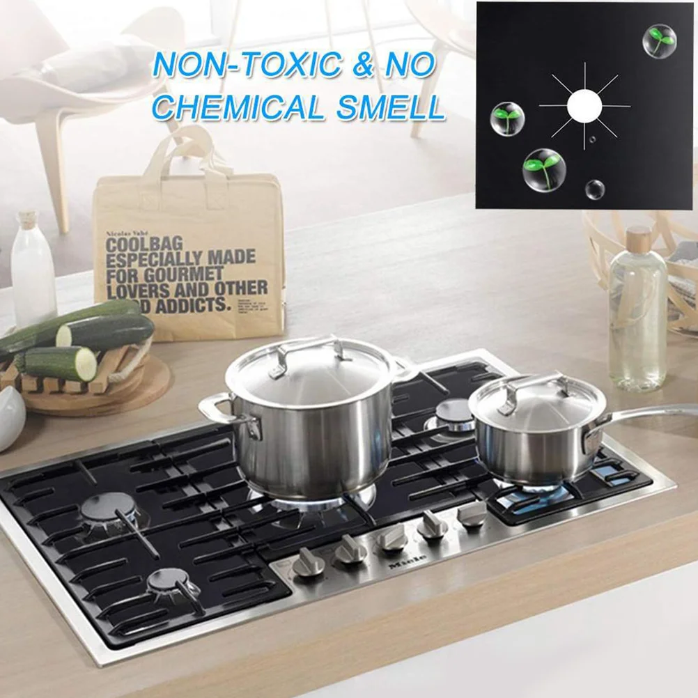 

Stove Covers Gas Burner Cover Liner Protector Burnr Reusable Guard Electric Range Non Stick Protectors Mat Stovetop Cleaning