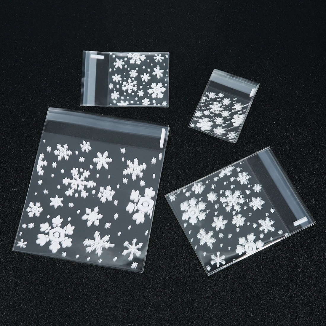 

Снежинки пакеты для конфет 100 шт