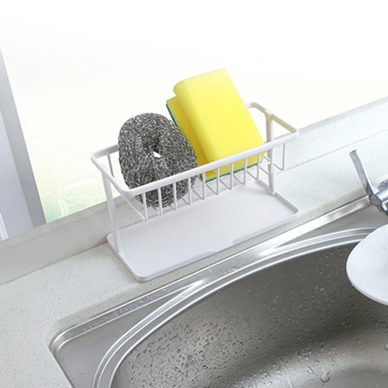 

Sink Drain Rack Soap Sponge Toilet Holder Storage Organizer Bathroom Accessories Kitchen Gadget Sets Convenience Utensils Shelf
