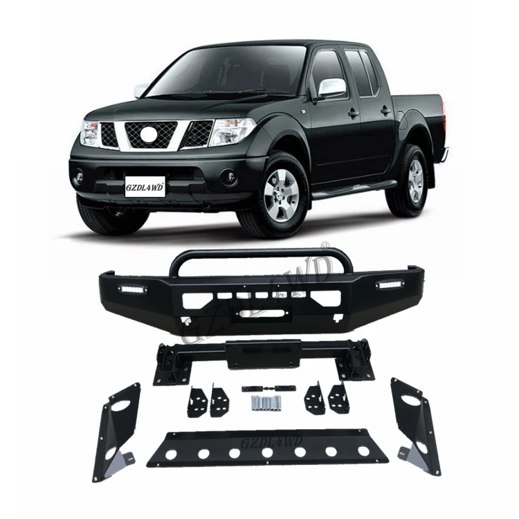 Стальной передний бампер для Frontier Navara D40 2005-2015 бамперы грузовиков аксессуары