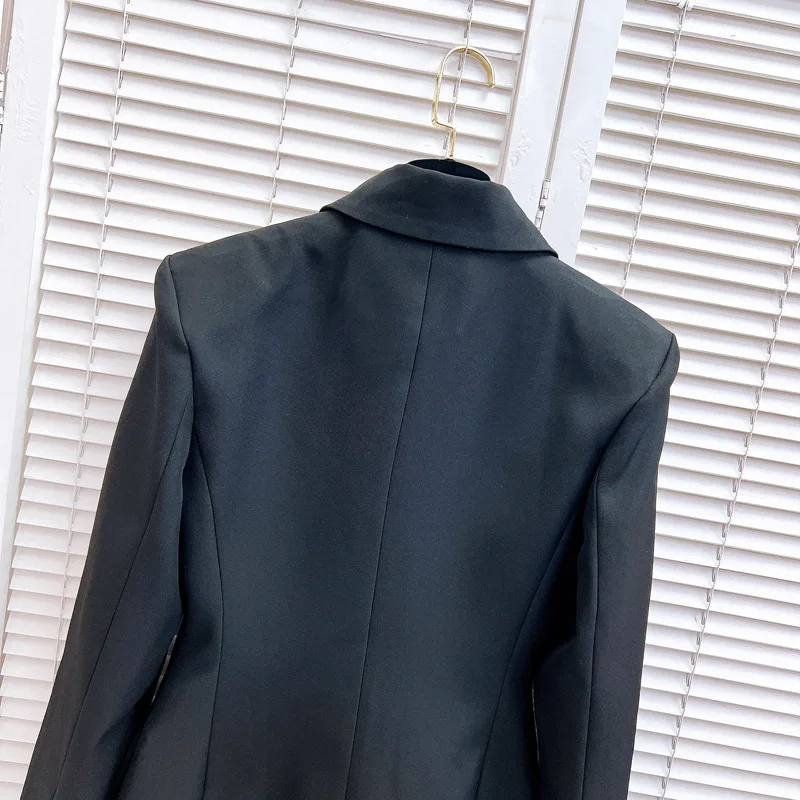 [ZOCI] Роскошная коллекция асимметричный дизайн костюмное пальто стиль богини