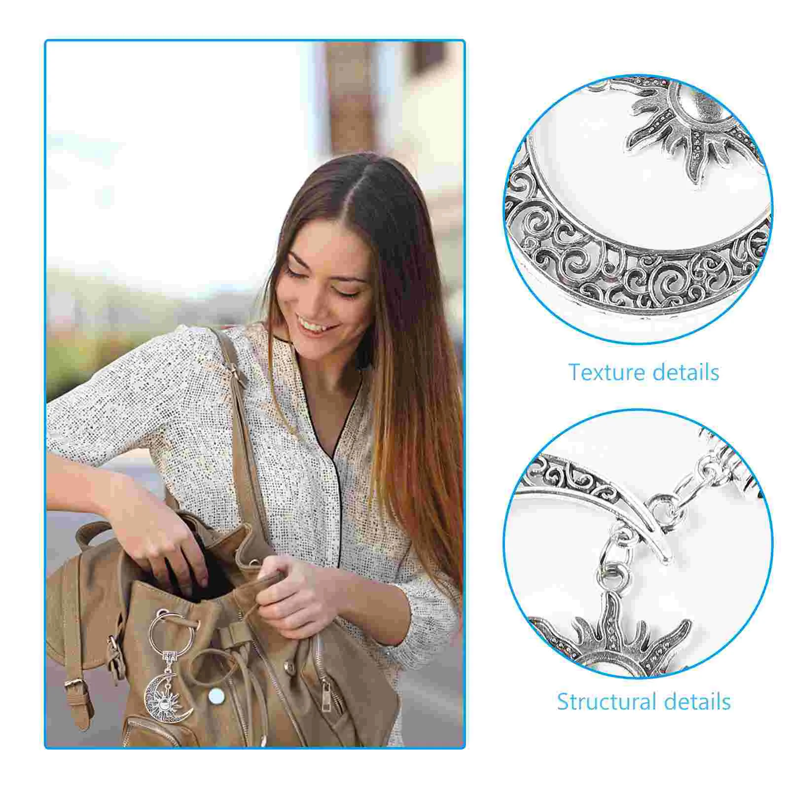 2 шт. винтажный брелок-подвеска специальный стиль сумка подвесные аксессуары