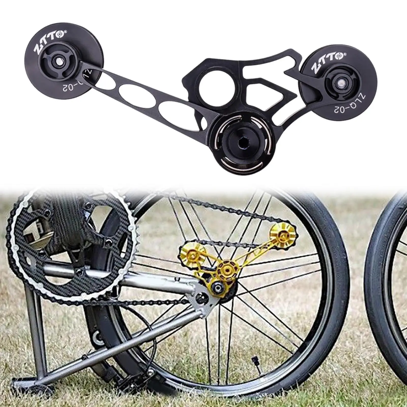 

CNC Bike Speed Tensioner Rear Pulley Cycling Parts Chains Guide 2 3 6 Speed Accessories for Bicycle Folding Bike Replacement