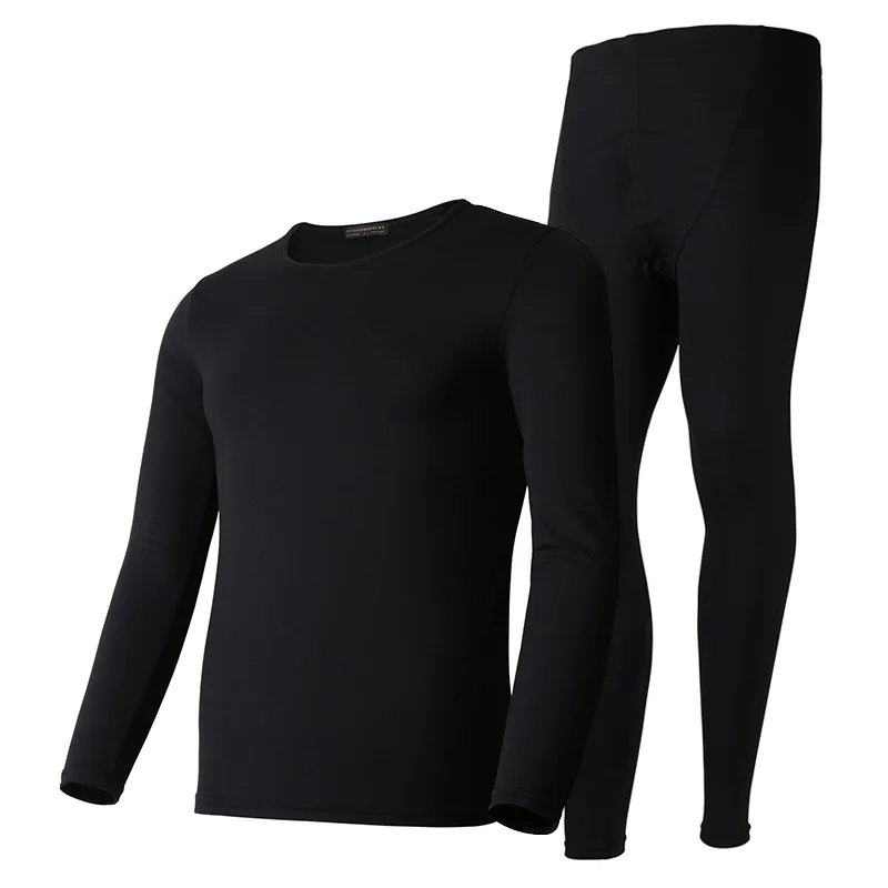 New autumn and winter men's autumn clothes and long pants care clothes women's plus size bottoming couple thermal underwear
