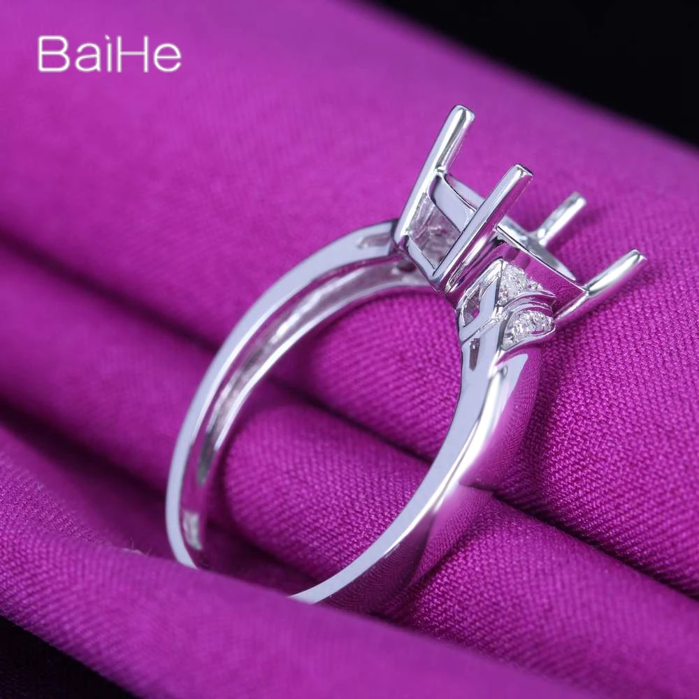 HALVMONTERT КОЛЬЦО ИЗ БЕЛОГО ЗОЛОТА 10К С ОВАЛЬНЫМ ЖЕМЧУГОМ ДЛЯ ЖЕНЩИН И МУЖЧИН ВЫСОКОГО КАЧЕСТВА ИЗДЕЛИЙ ИЗ ДРАГОЦЕННЫХ МЕТАЛЛОВ BAIHE.