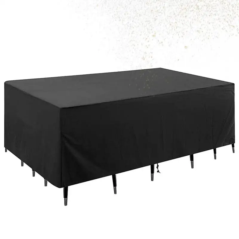 

Patio Coffee Table Covers Outside Weatherproof Patio Table And Chair Covers 420D Rectangular Outdoor Furniture Cover Anti-Fade