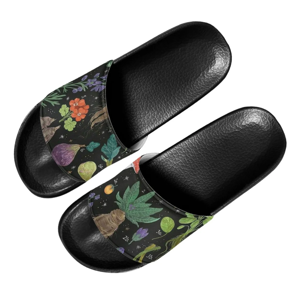 Fashion Herbology Graphic Women Slippers Non-slip Casual Slides For Ladies Lightweight Eva Indoor Shoes Unisex Simple Slipper