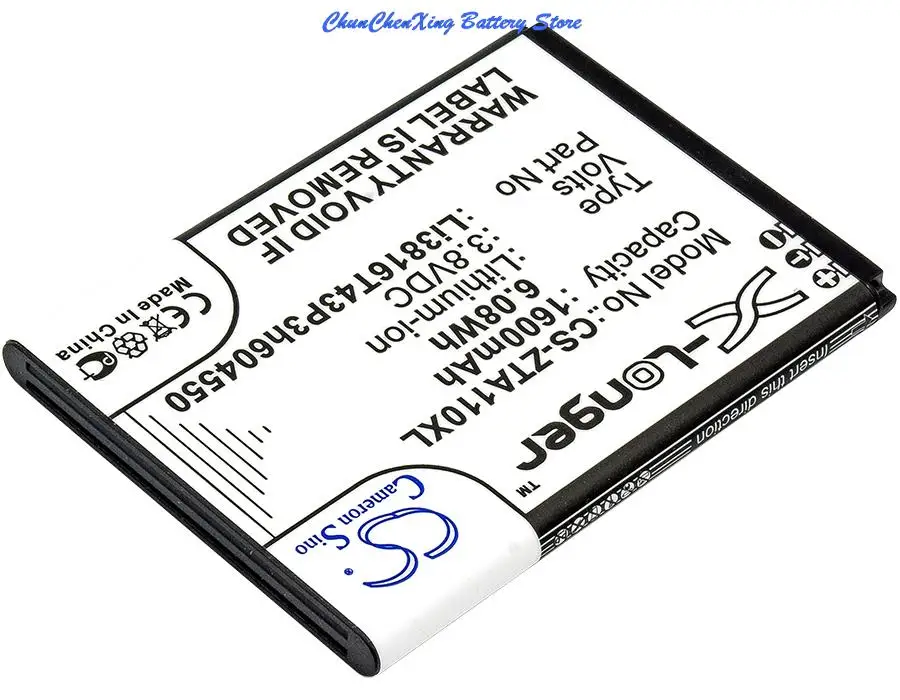 Cameron Sino 1600mAh Battery Li3816T43P3h604550 for ZTE Blade A110 A112 | Мобильные телефоны и аксессуары