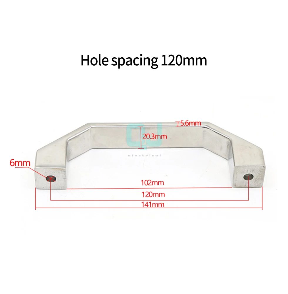 Ls520нержавеющая сталь квадратная U-образная ручка LS06 оборудование для ящиков