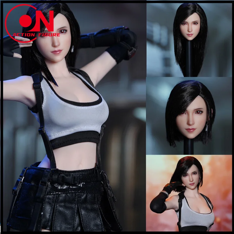 Экшн-фигурка Супер утка SDH032 1/6 Tifa короткие длинные волосы бледная кожа резная