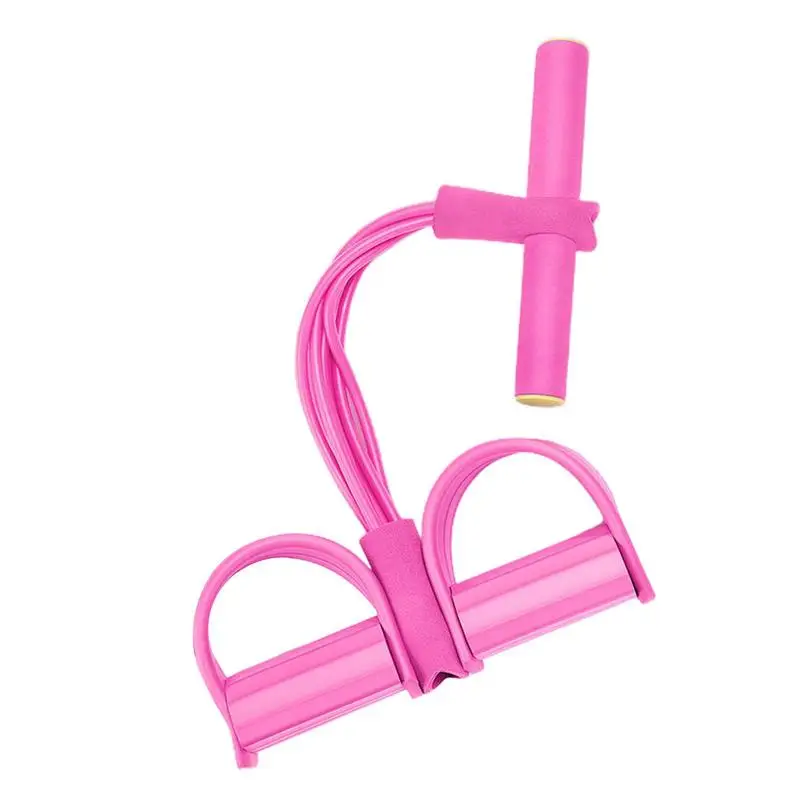 

Fitness Tension Rope Multifunctional Pedal Ankle Puller 6-Tube Tension Rope Elastic Abdominal Exerciser Pedal Booster Body
