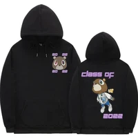rapper awesome kanye west graduation music album print hoodie cute funny bear black hoodies men women hip hop hooded pullover
