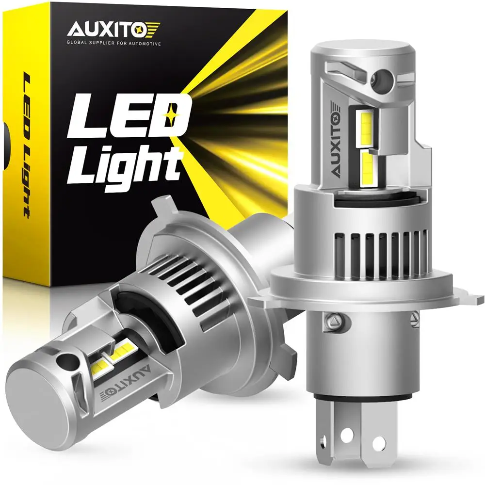 

AUXITO 2x H4 LED Canbus 20000LM High Power 100W Headlight Bulbs 9003 HB2 Hi/Lo LED Beam Headlamp 6000K 12V Motorcycle Head Light