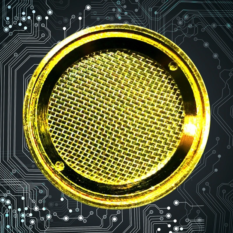 cápsula de microfone de alto latão feito