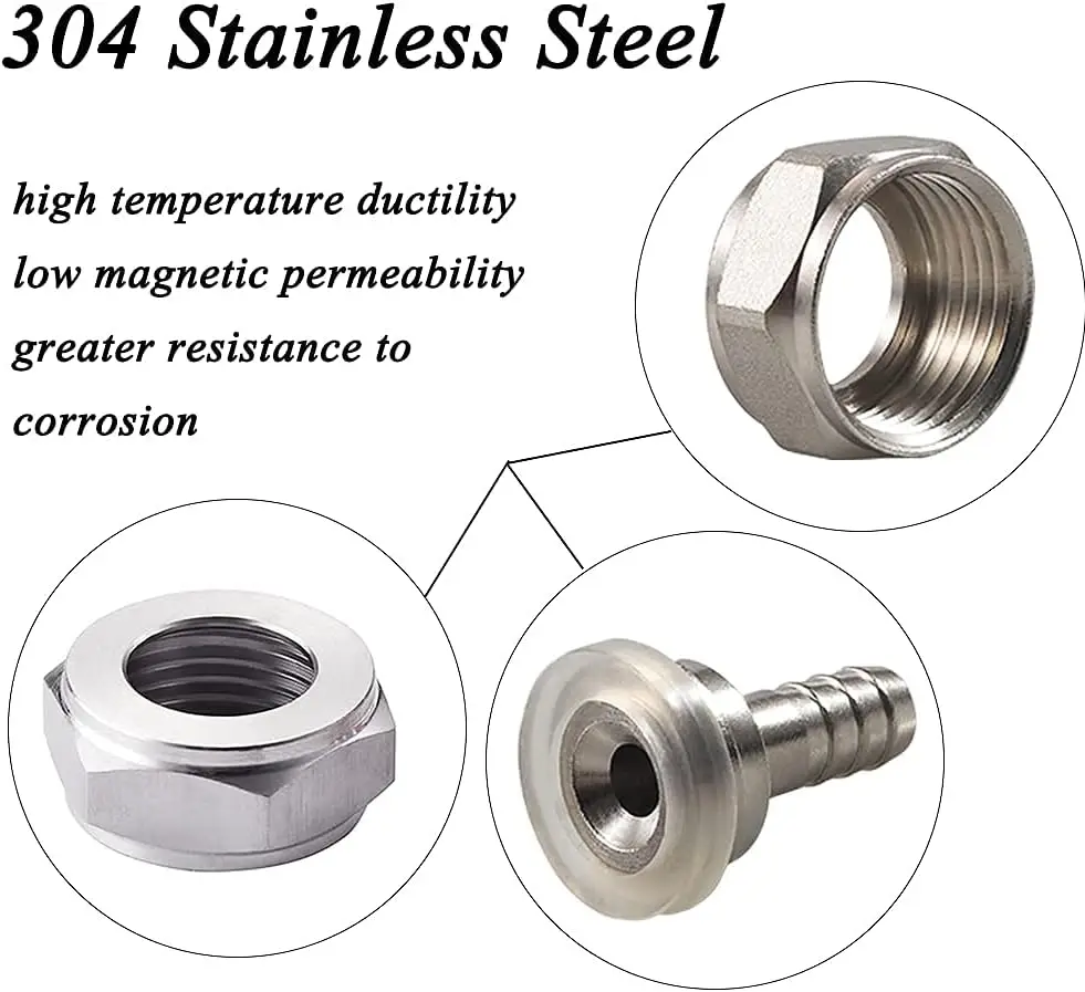 Пивная линия для домашнего пивоварения MUGLIO с адаптером шестигранной гайки