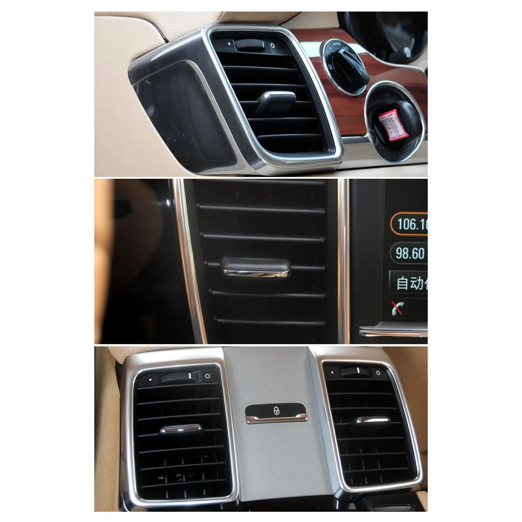 Передняя левая решетка для кондиционера электрическая воздуха Porsche параметры