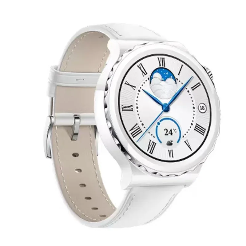 22mm Huawei Original Leather Strap For Huawei Gt3 Pro Watch Silicone Watchband for Huawei Gt3 Gt 2 Pro Watch Band For Man Women