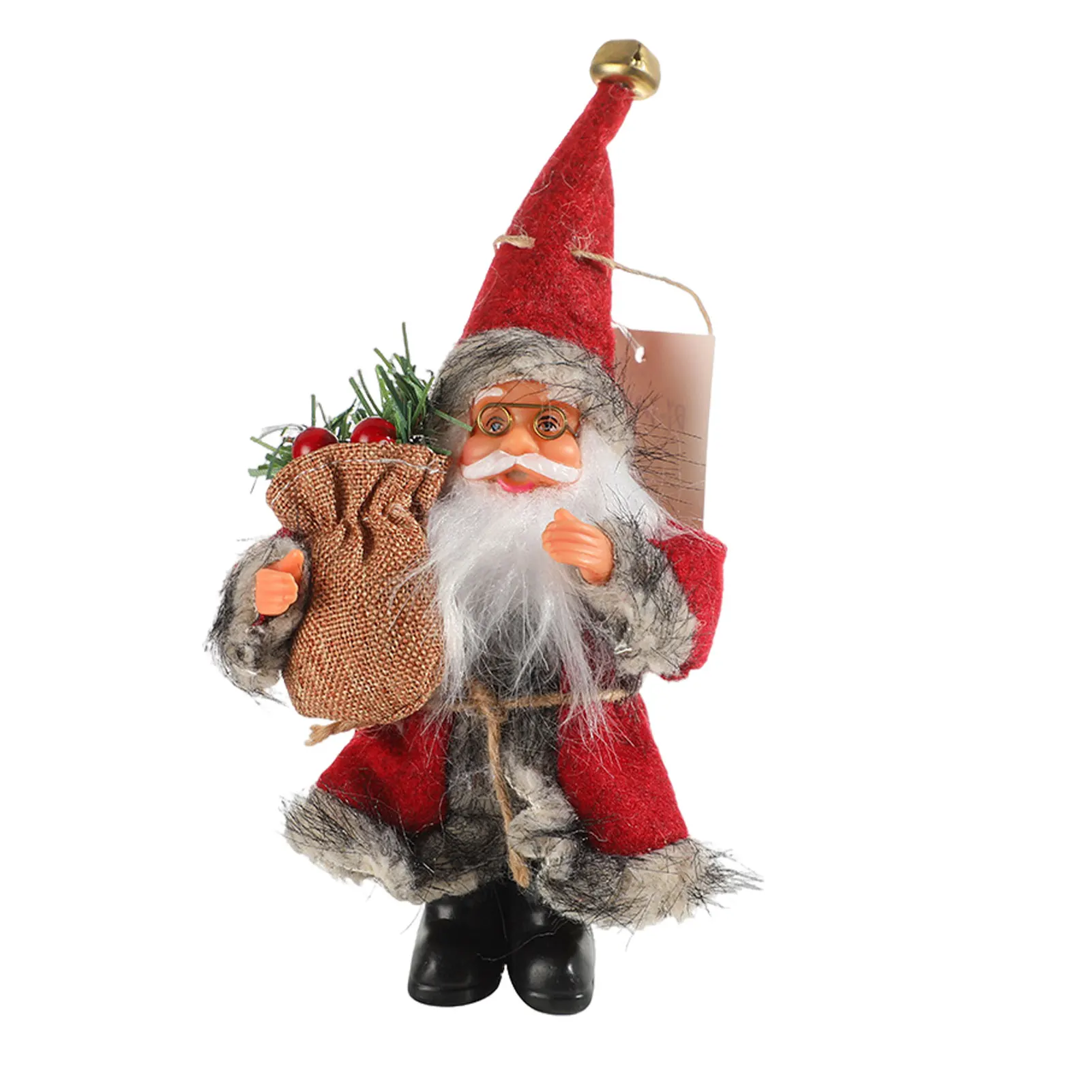 Рождественская стоячая кукла Санта-Клауса милые подвесные украшения плюшевые