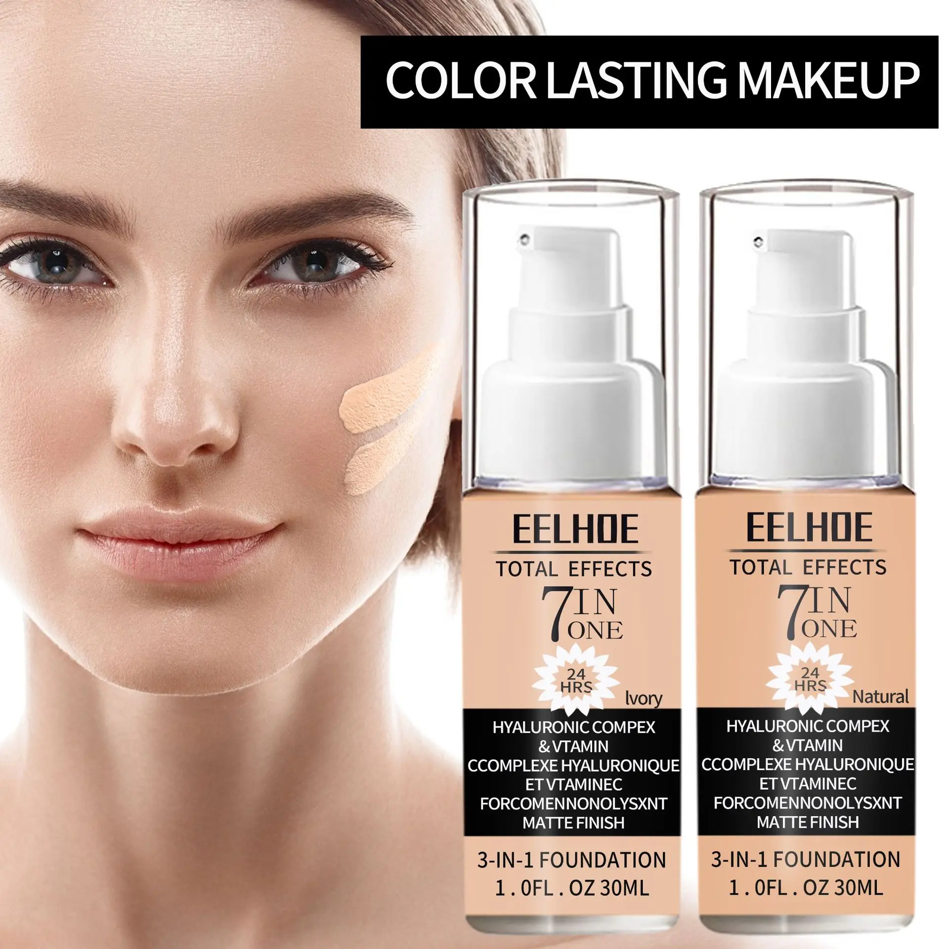 

Waterproof Concealer Oilproof Sweatproof Long-lasting Thin Holding Makeup Moisturizing Natural Concealer 10ml