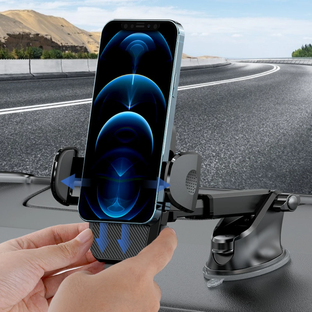 

New Auto Phone Holder Car Gravity Bracket Mobile Phone Bracket Holder CellPhone Suction Cup Stand Support For iPhone For Samsung