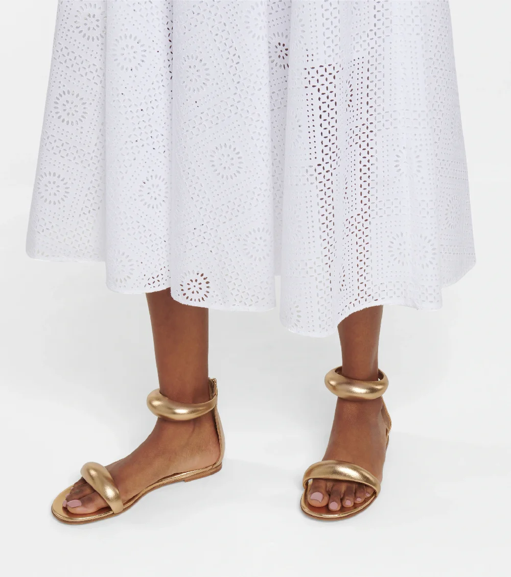 2023 Summer The New Thick-heeled Sandals With Open Toes And Low-heeled Shoes Plus Size Flat Shoe