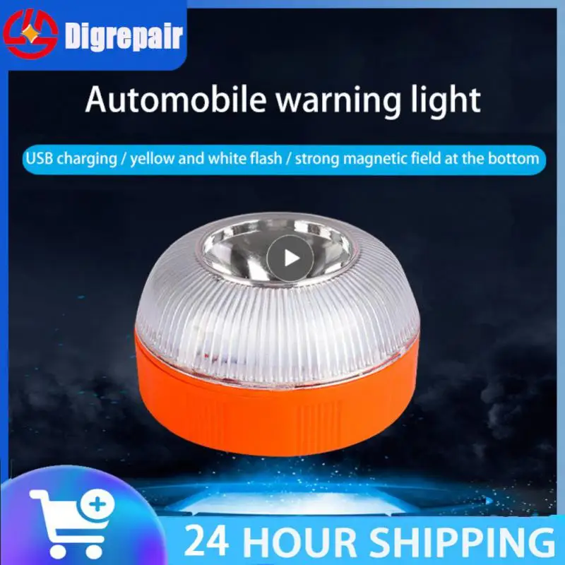 

Car Emergency Help Flashing Warning Light Car Emergency Light Rechargeable Road Accident Lamp V16 Safety Accessory Magnetic Led