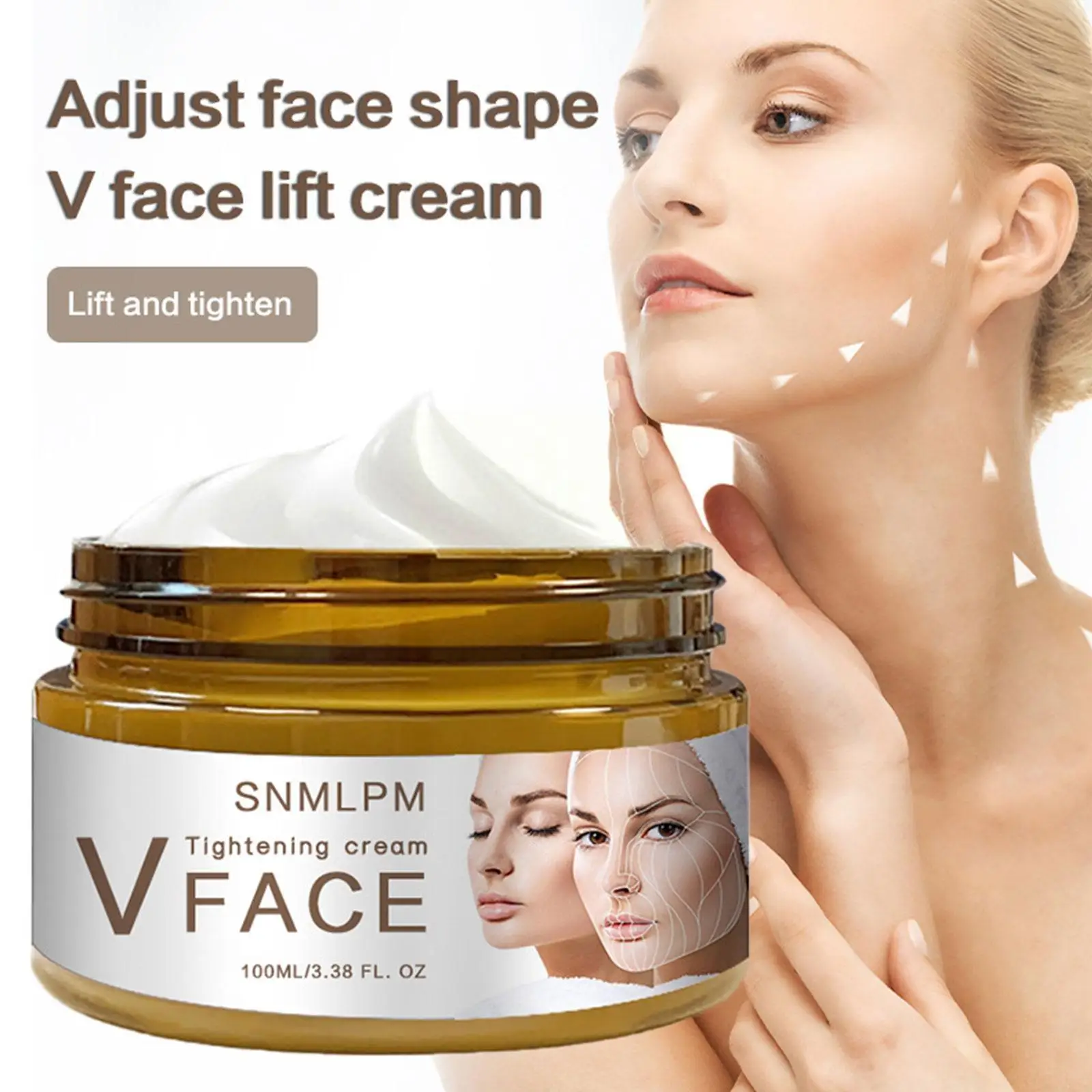 

V Shape Face Cream Skin Care Moisturizer Facial Slimming Cream Firming Slimming Fat Cream Lifting Beauty Removal Face Face G0I4