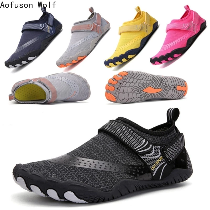 

Water Shoes Men Women Beach Aqua Shoes Quick Dry Children Barefoot Upstream Hiking Parent-Child Wading Sneakers Swimming Shoes