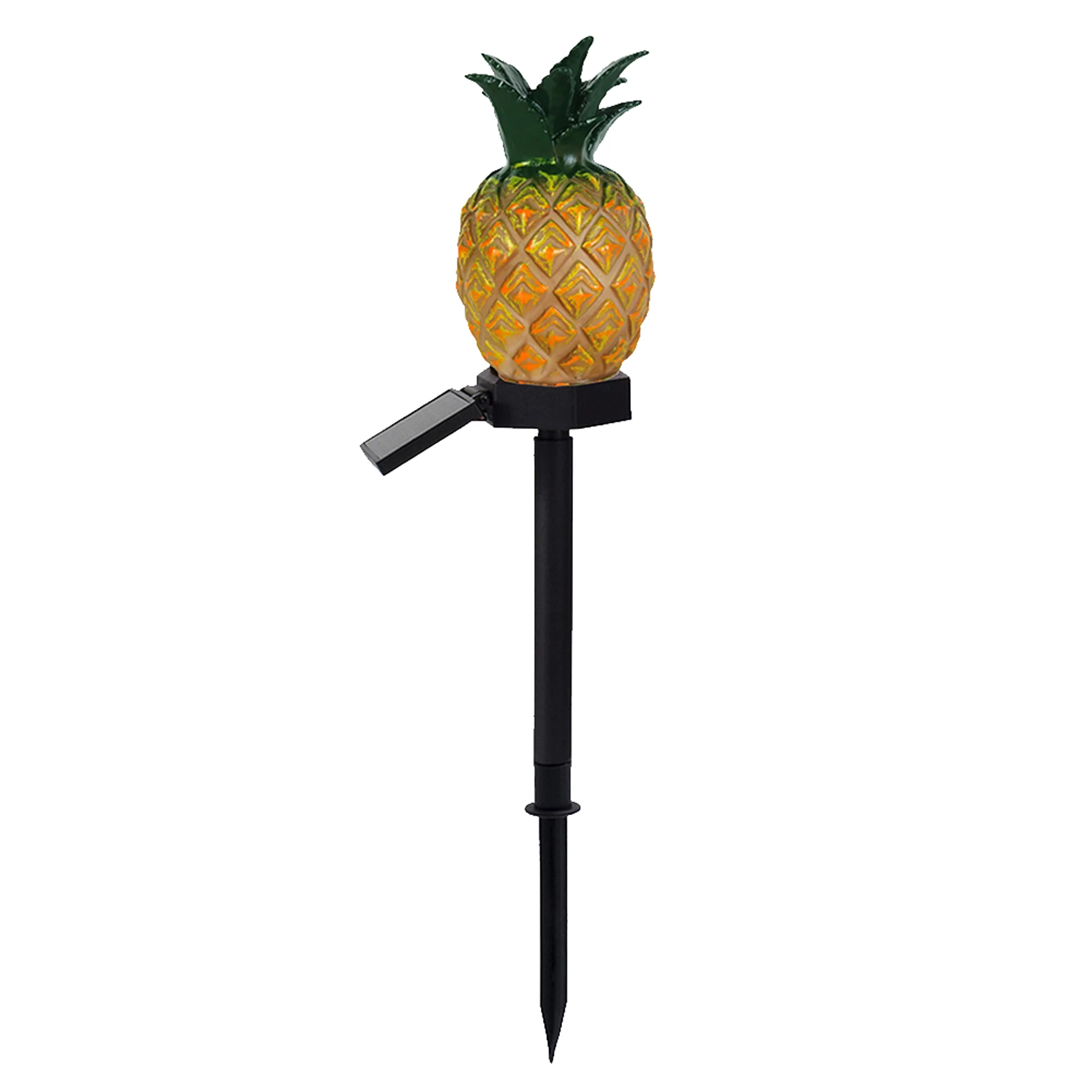 

Lawn Outdoor Decor Home Patio Led Pineapple Waterproof Courtyard Practical For Walkway Ground Solar Garden Lights PP