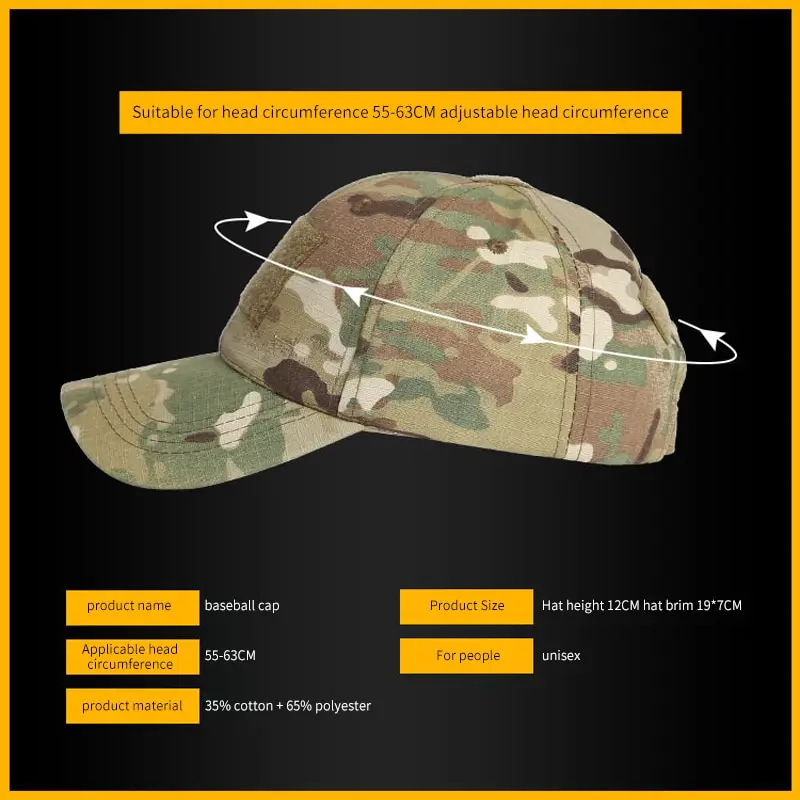 Military Training Camouflage Hat Windproof, Dustproof, Sunscreen Camouflage Military Training Hat Baseball Cap 2 Military Training Camouflage Hat Windproof, Dustproof, Sunscreen Camouflage Military Training Hat Baseball Cap 2