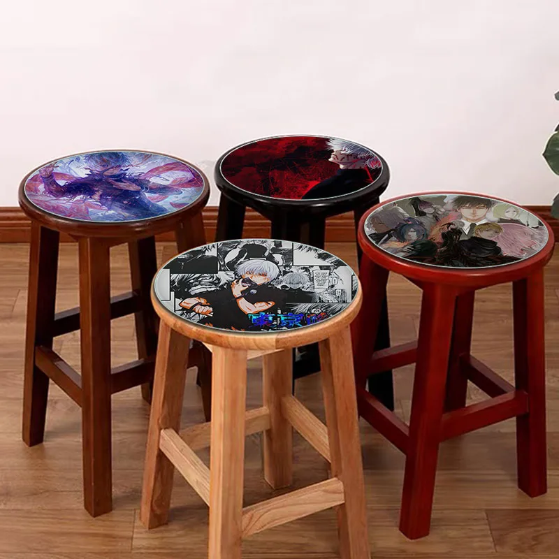 

Tokyo Ghoul Cushion Mat Square Seat Cushion Office Dining Stool Pad Sponge Sofa Mat Non-Slip Seat Mat