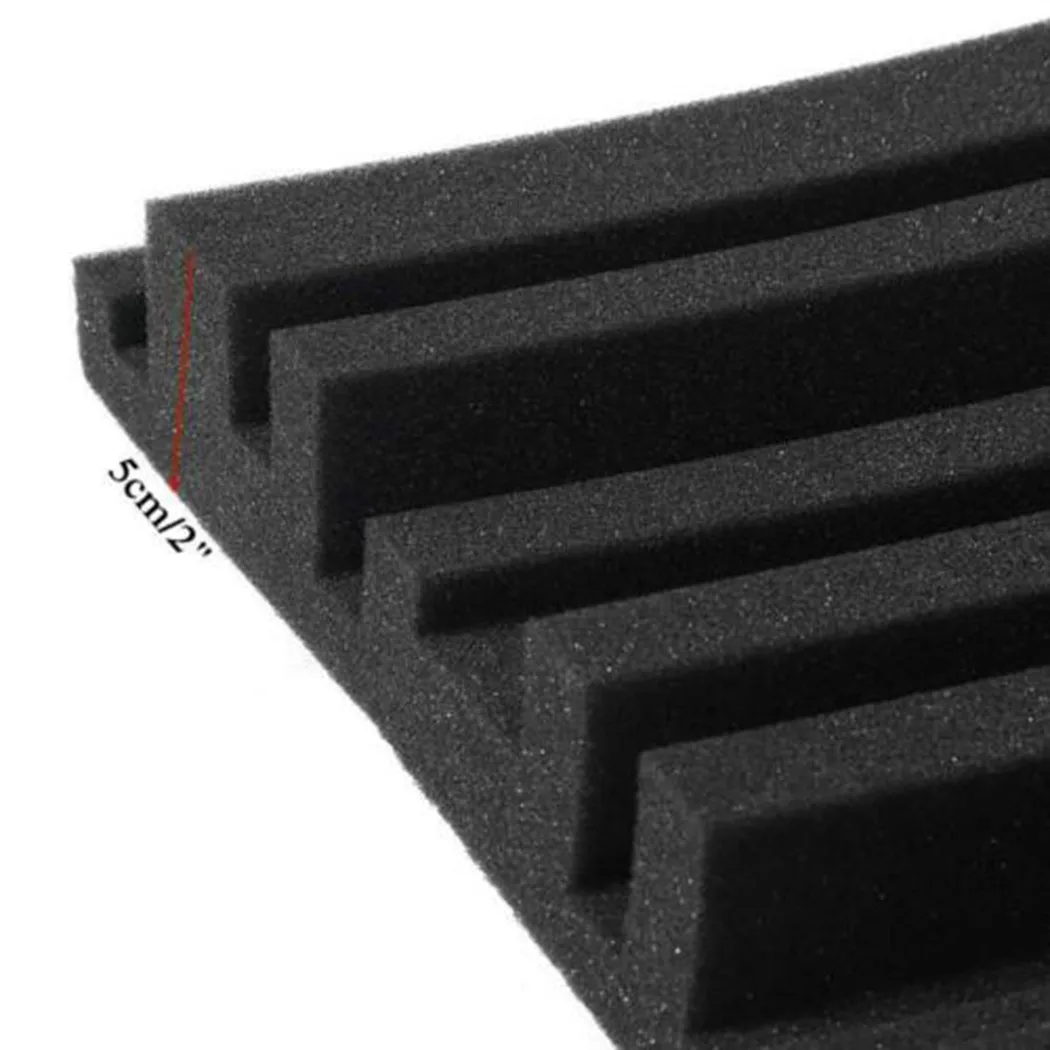 

Insulation Soundproof Foam Kit Lot Set Sound Absorbtion Panel Soundproofing Studio Acoustic Foam Panels Durable
