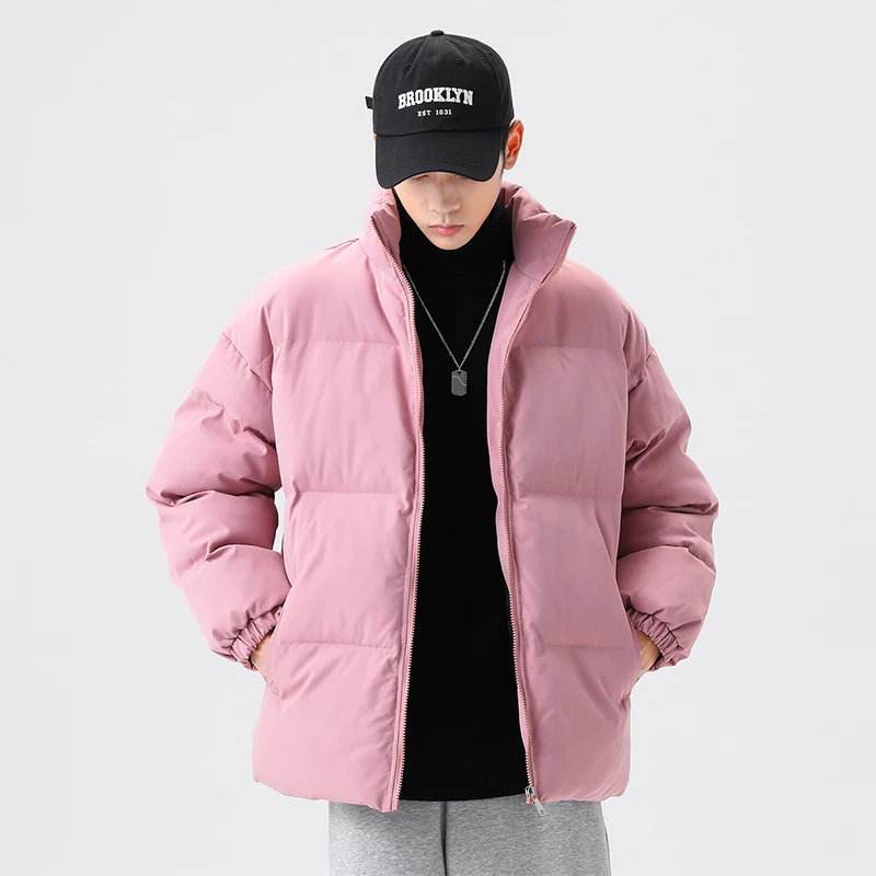 7 Colors Winter Jacket Men Warm Fashion Casual Thick Down Jacket Men Streetwear Loose Short Coat Mens Parker Large Size M-5XL