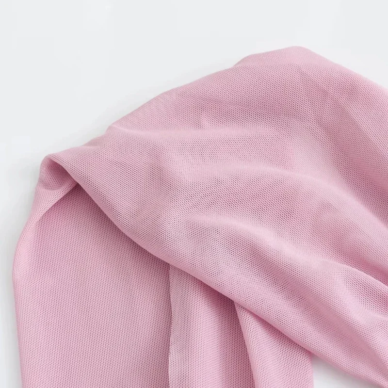 Боди женское Сетчатое с оборками без рукавов открытой спиной