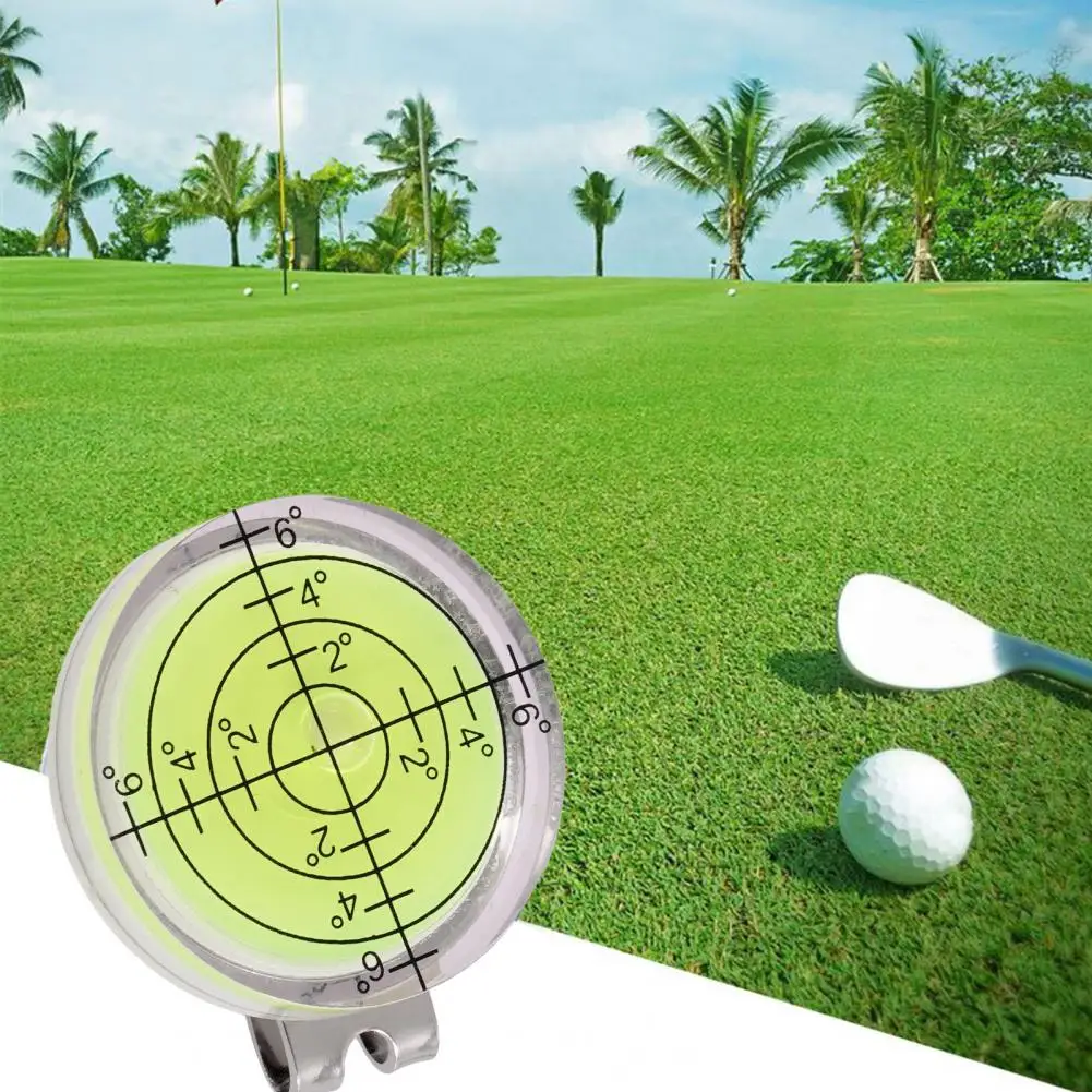 Устройство для чтения клюшек Golf Putt Green Reader с зажимом шляпы Высокая точность