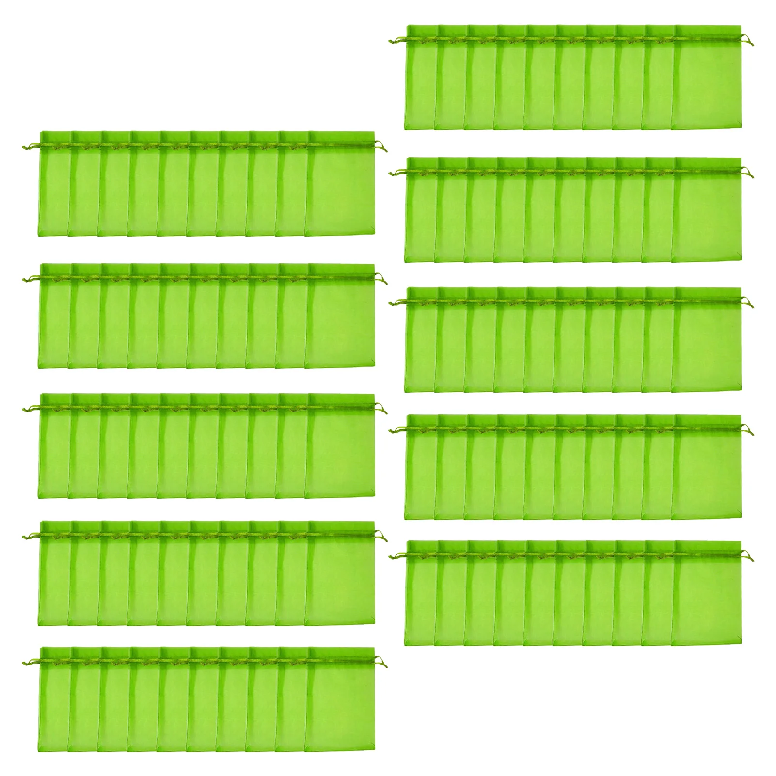 

100pcs Reusable Fruit Bags Reusable Garden Net Bag With Drawstring Fruit Tree Mesh Barrier Bags For Protecting Fruits And
