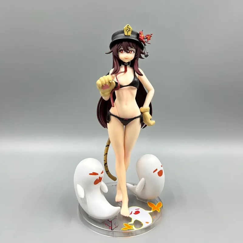 

25cm Genshin Impact Figures Hutao Figure Sexy Beauty Girl Anime Action Figurine PVC Satute Model Collection Doll Kid Gift Toys