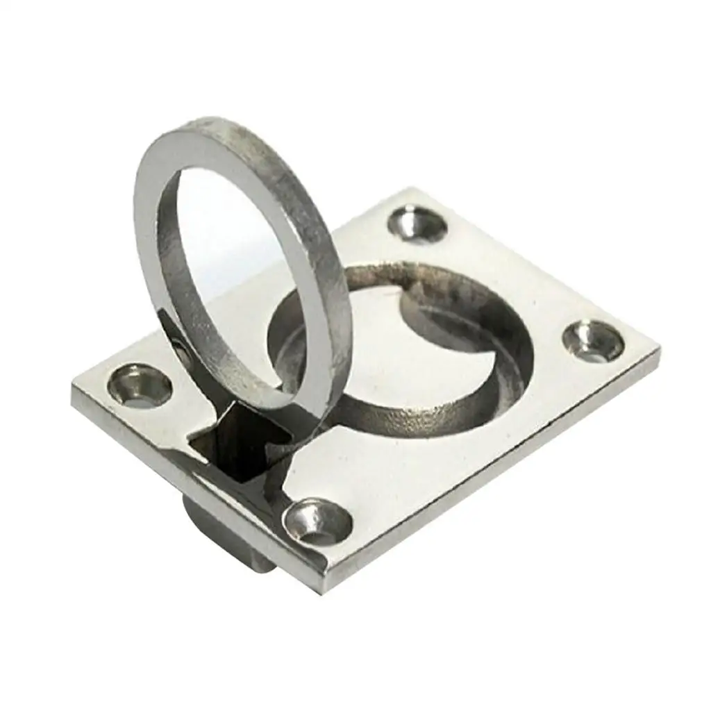 

1Pcs Stainless Steel Pull Flush Lift Ring Handle Locker Cabinet