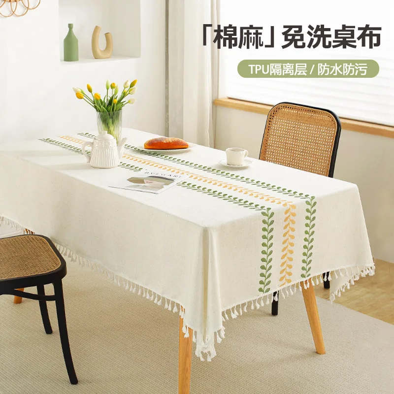 

The new 2023 cotton embroidered tablecloths_Ling120