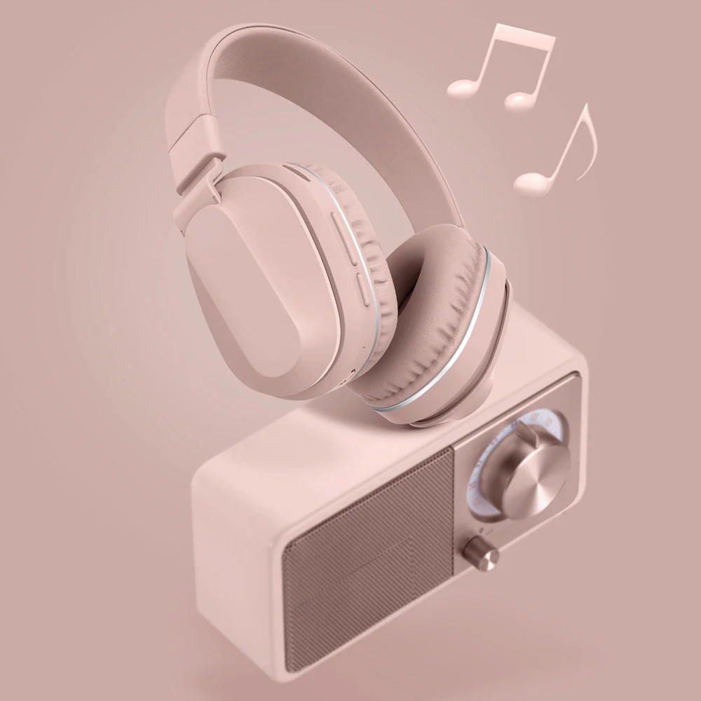 

Беспроводная гарнитура для девочек, женщин, подруг, Bluetooth, беспроводные/проводные наушники с микрофоном, музыкальные спортивные наушники, г...