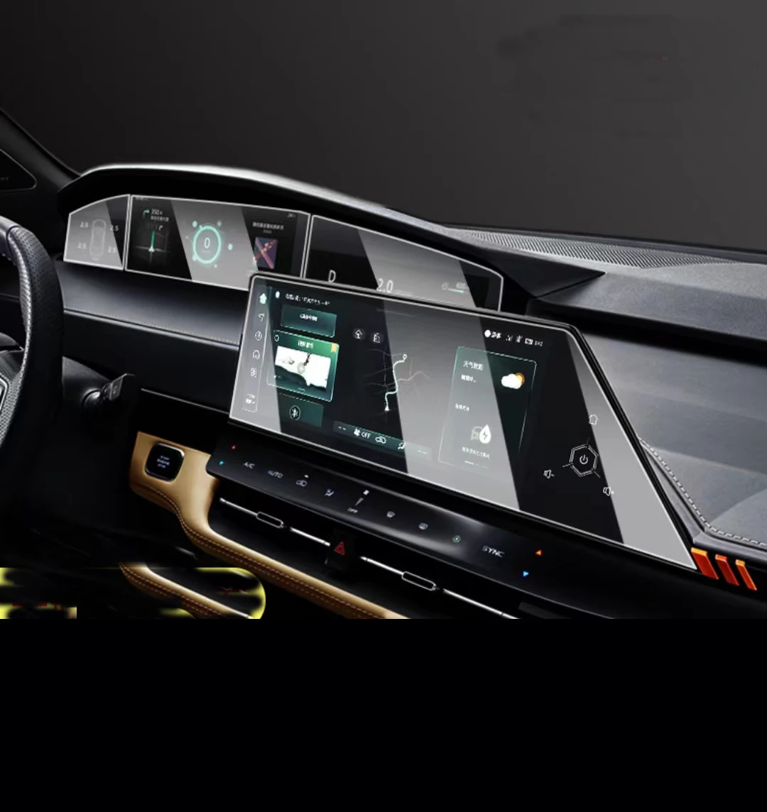 Для Changan UNI-K UNIK 2021 12,3-дюймовый GPS-навигатор и ЖК-дисплей приборной панели, закаленное стекло, защитная пленка для сенсорного экрана