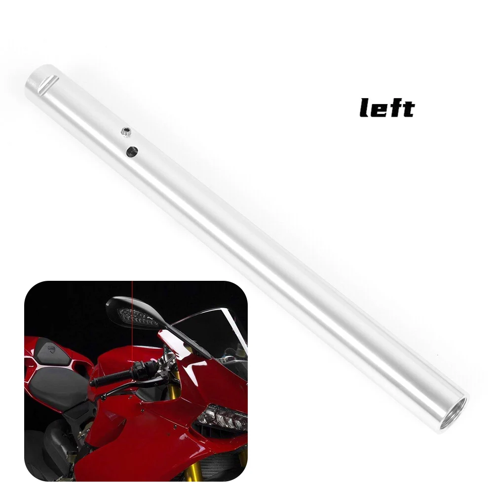 

1pc Anodized Surface Clip Handle Bar Tube Right Silver Left Side On Handlebar 100% Brand New CNC Manufacturing