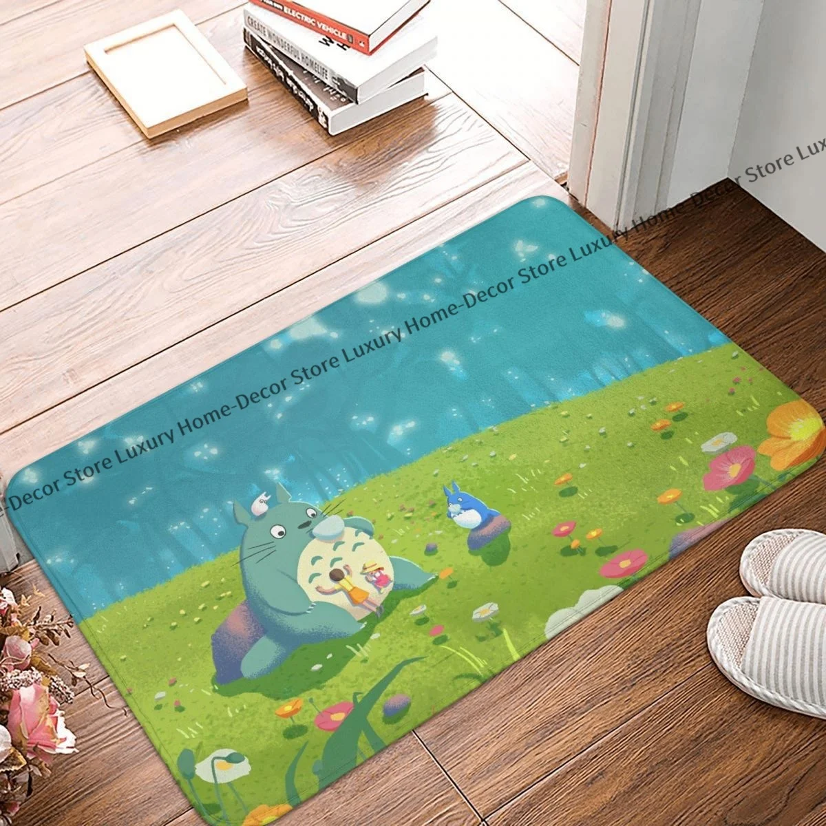 

Bedroom Mat My Neighbour Totoro Doormat Kitchen Carpet Outdoor Rug Home Decor