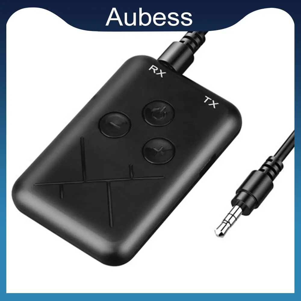 

3.5mm Jack Receiver Transmitter Rca Audio Receiver Low Latency Car Adapter 2 In 1 Stereo Speakers For Tv Pc