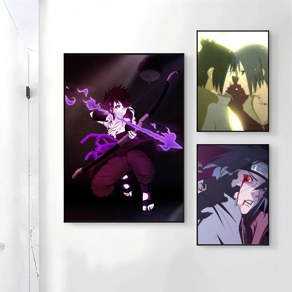 1 шт. плакат Sasuke Uchiha постеры HD для домашней комнаты бара кафе Декор искусство