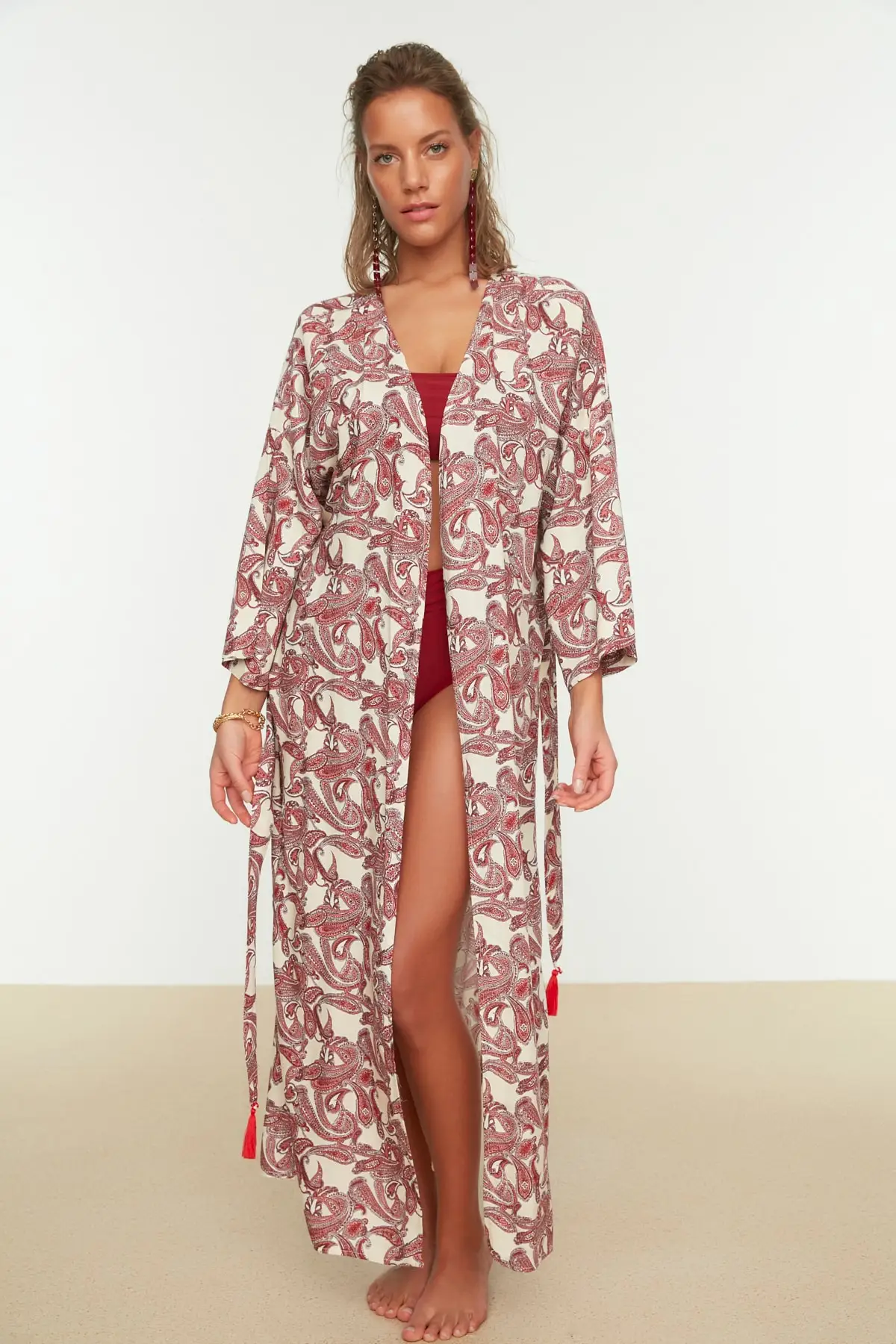 

Women's Kimono Shawl Patterned Kimono Caftan Fashion Bathrobe For Ladies