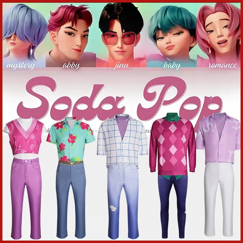 Фото Костюм для косплея Saja Boys Jinu Abby Baby Mystery Romance, наряд для ролевых игр, карнавальный костюм для детей и взрослых gf;.9 №2