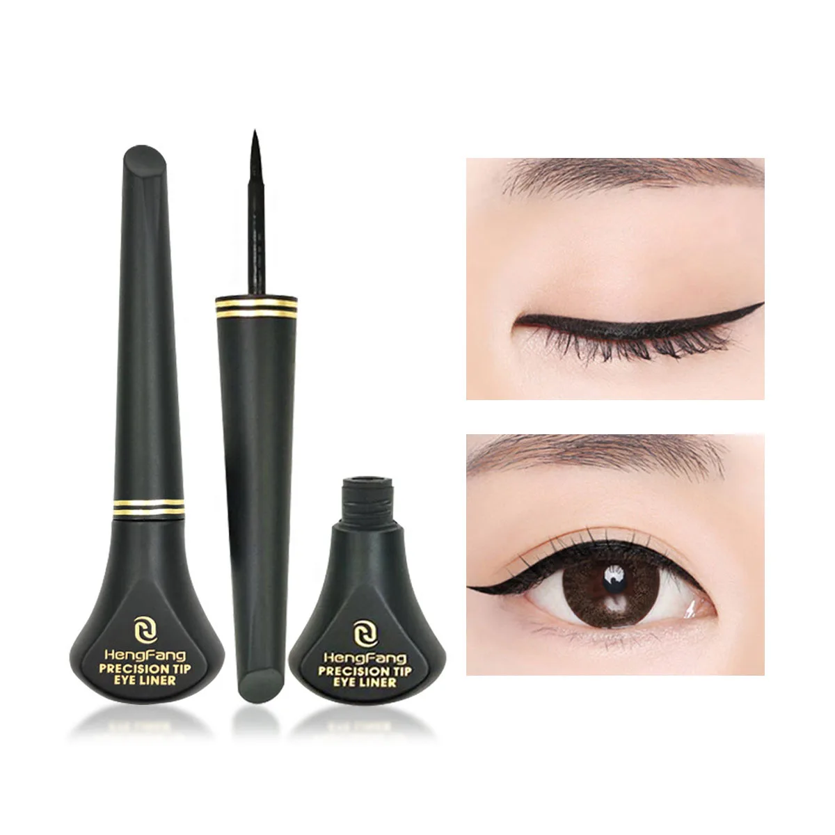 Three Scouts NEW Black Long-lasting Waterproof Eyeliner Liquid Eye Liner Pen Pencil Makeup Cosmetic Beauty Tool Easy to Wear maq
