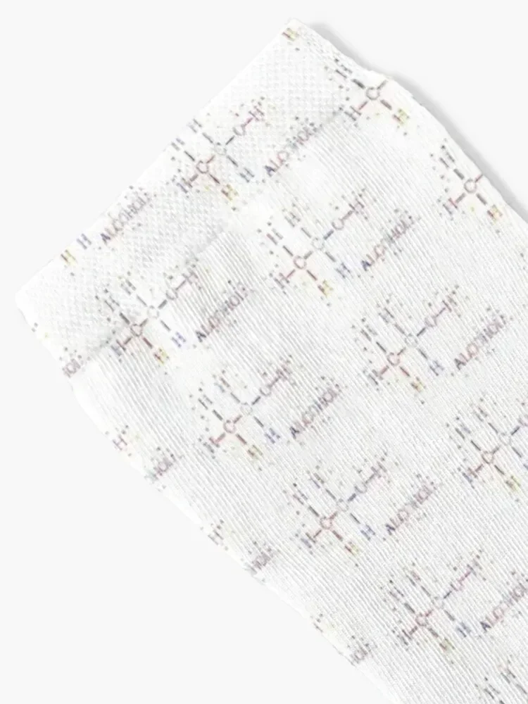 Носки с молекулой спирта новогодний рождественский подарок МОДНЫЕ носки для