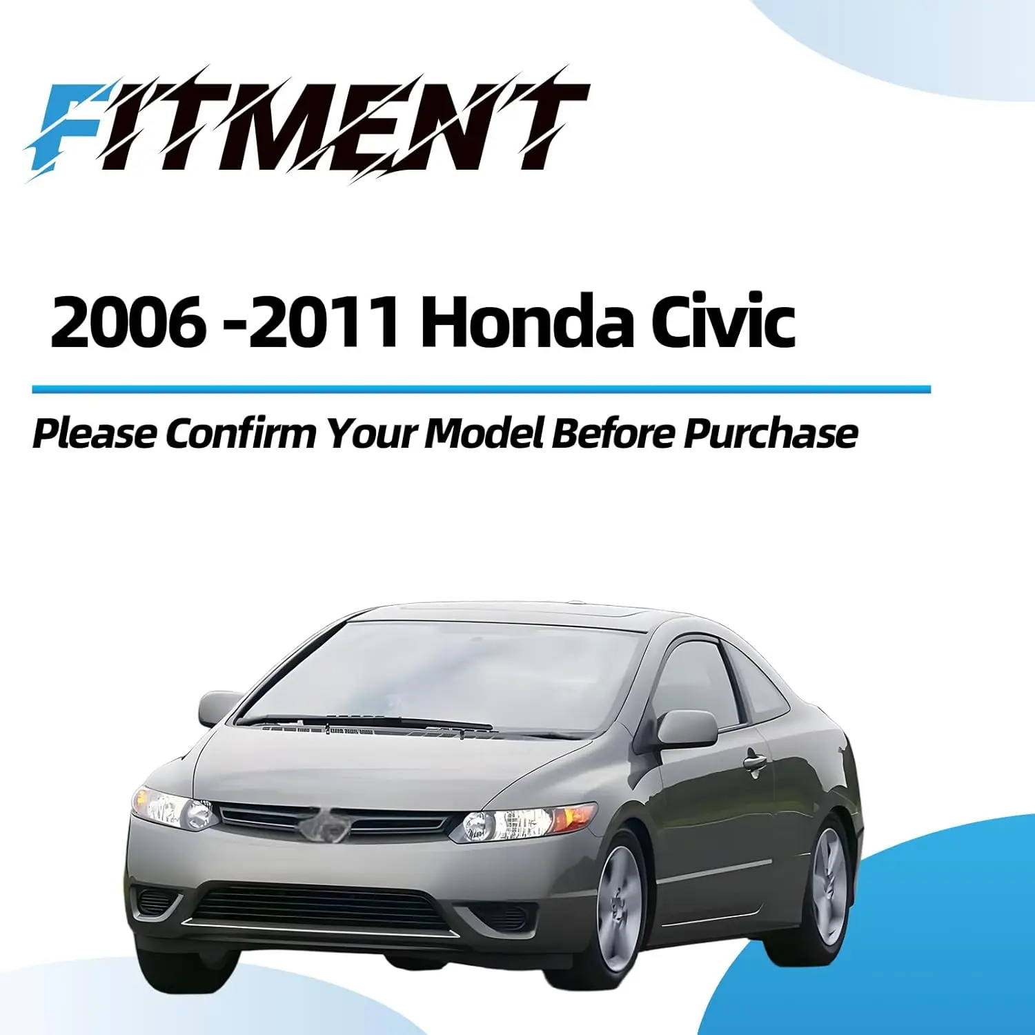 Фото Привод двери воздушной смеси обогревателя, совместимый с Honda Civic 2006, 2007, 2008, 2009, 2010, 2011, замена 9140-SNA-A01 604-879 №2
